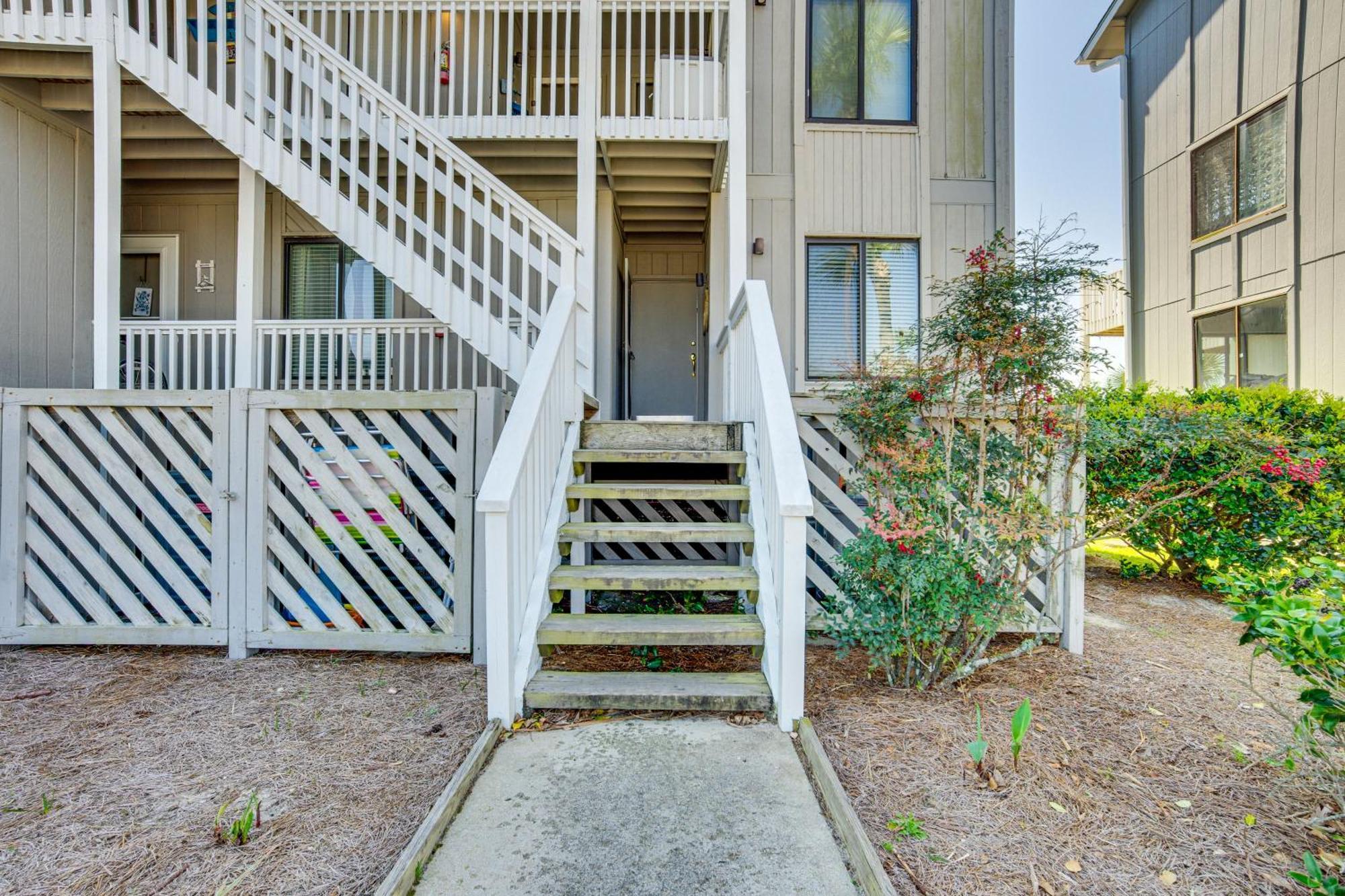 Harbor Island Condo With Deck - Steps To Beach! Oceanmarsh Subdivision Ngoại thất bức ảnh