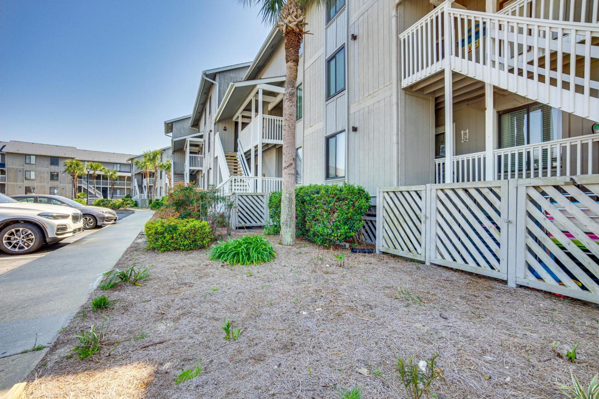 Harbor Island Condo With Deck - Steps To Beach! Oceanmarsh Subdivision Ngoại thất bức ảnh