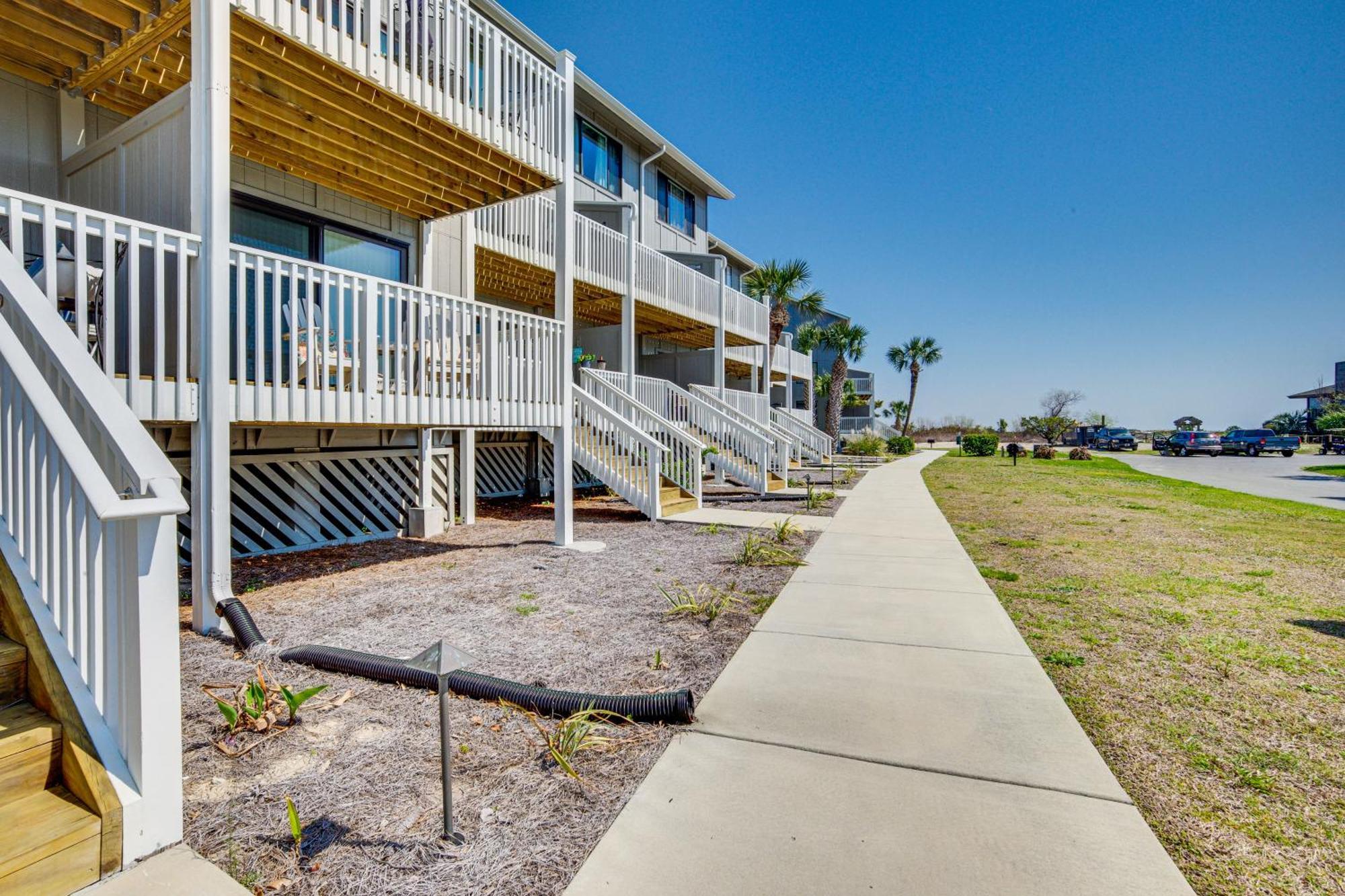 Harbor Island Condo With Deck - Steps To Beach! Oceanmarsh Subdivision Ngoại thất bức ảnh